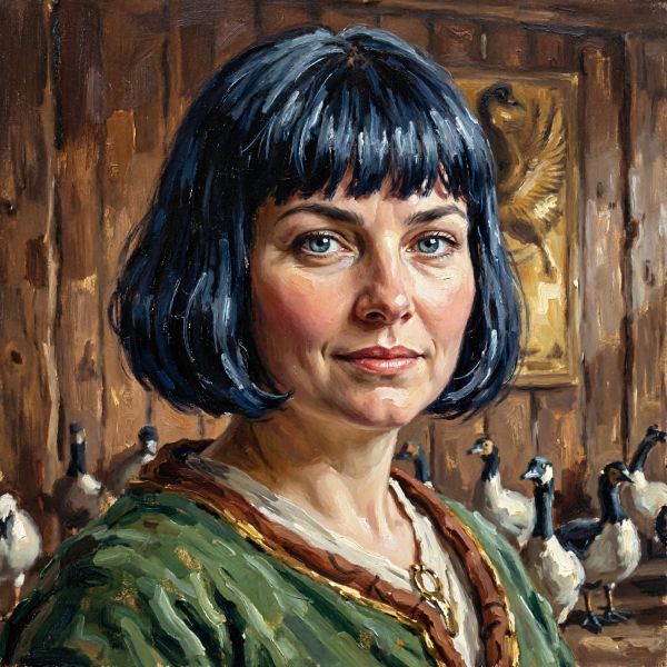 Sindaja Schwertestreich von Silkenau Sindaja von Silkenau, Baronin von Drachenstein, Grafschaft Sichelwacht, Herzogtum Weiden